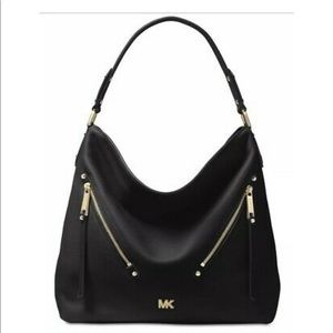 Michael Kors Evie Large Pebbled Shoulder Bag